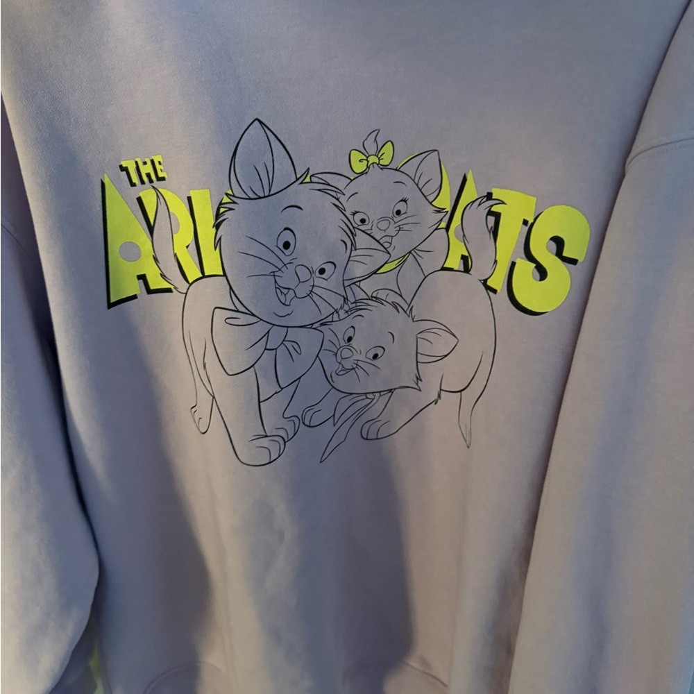 Aristocats Lavender  Sweatshirt